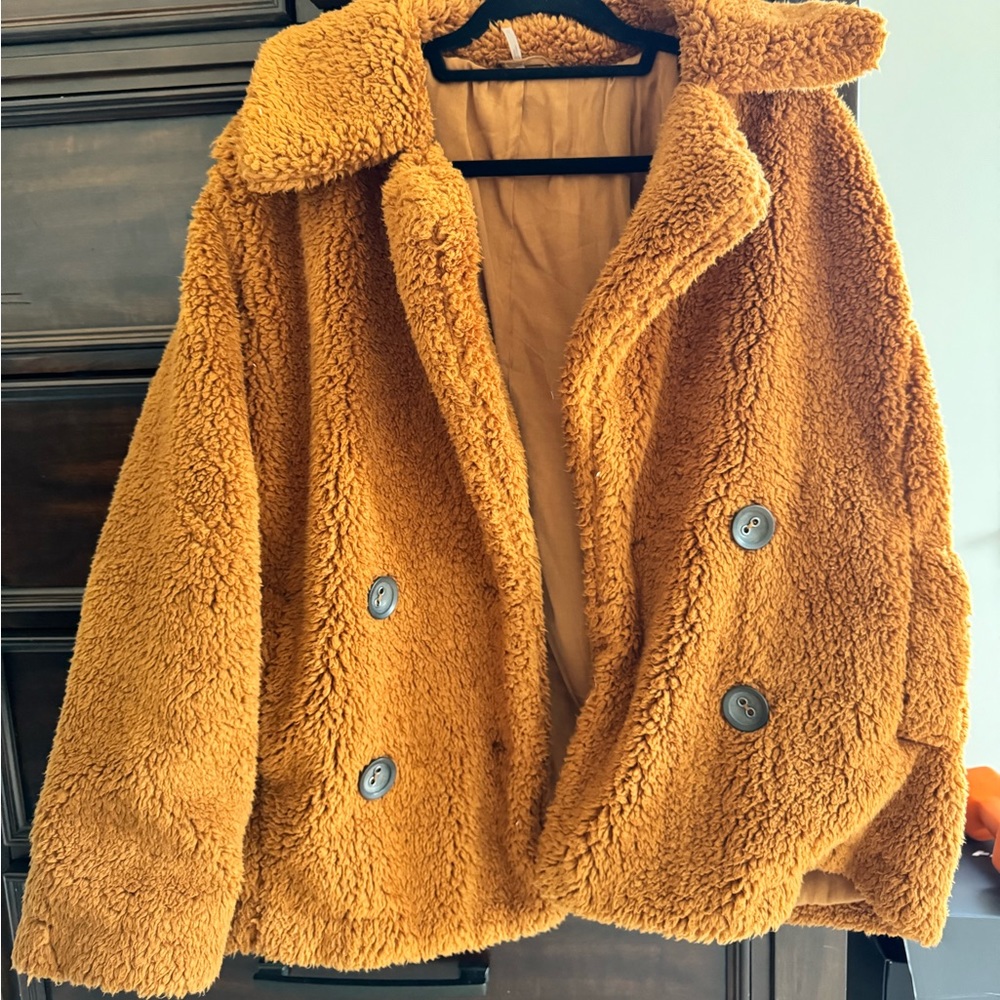 Free People teddy jacket - Picture 2 of 2
